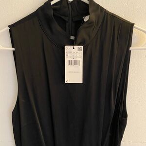 Mango Elegant Black Sleeveless Dress